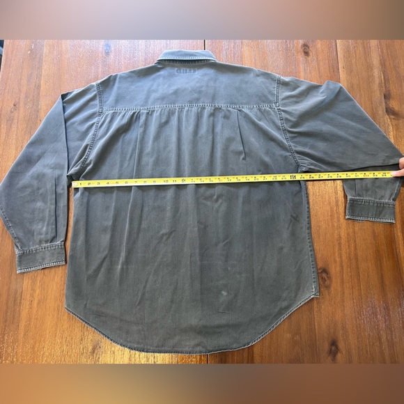 VTG 80’s Bugle Boy Company grey button up shirt. Size XXL fits like maybe XL - Picture 7 of 10